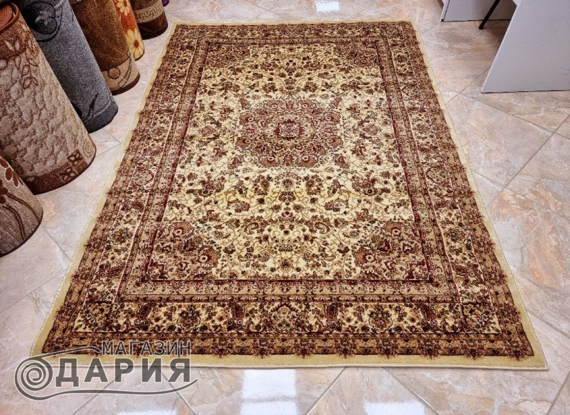 Тъкан персийски килим Blue stones 2538 cream